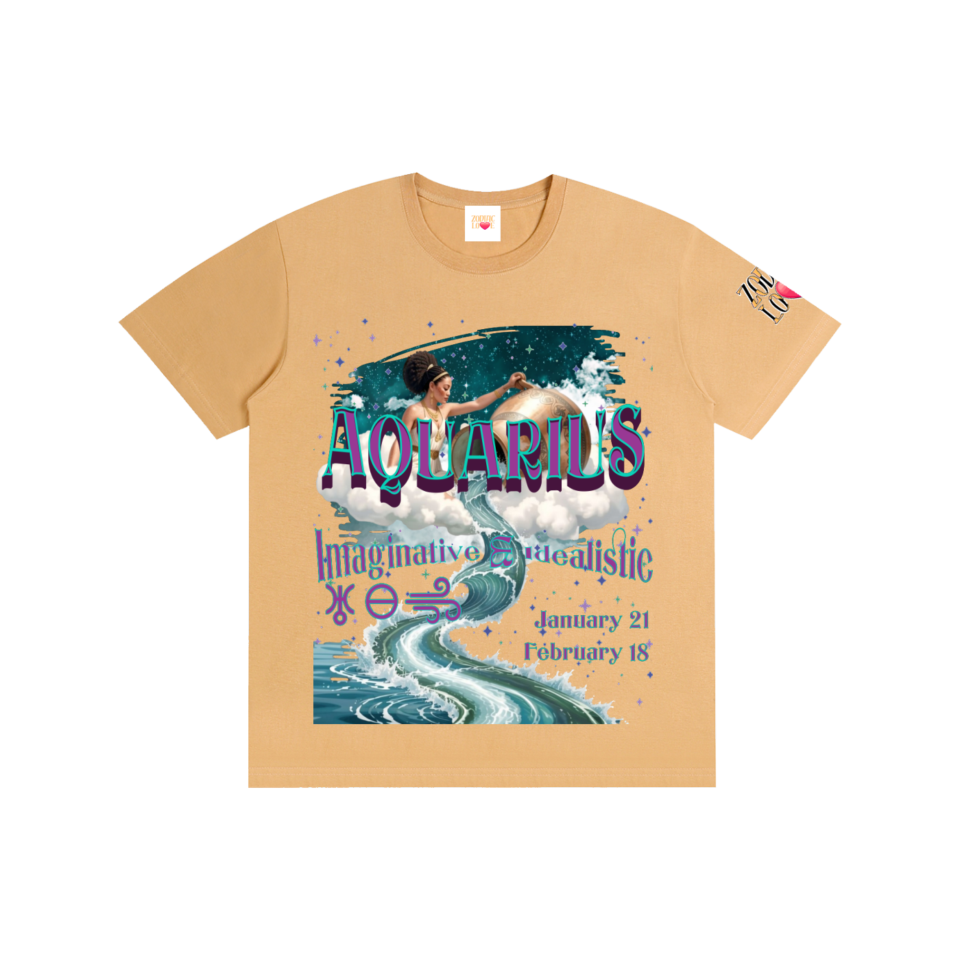 Aquarius Water of Winds W BLOCK Unisex T-Shirt