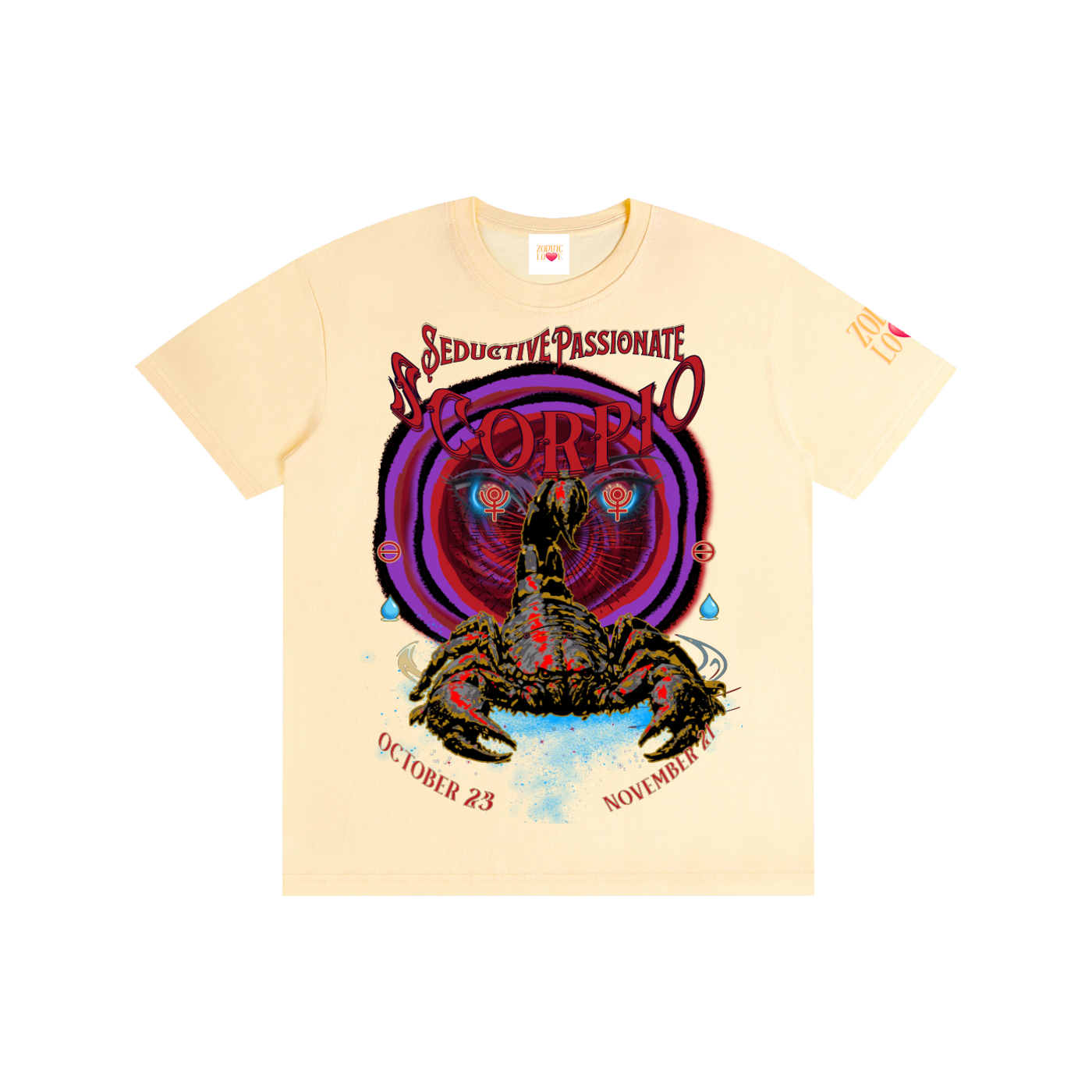 Scorpio Red Void Block Unisex T-Shirt