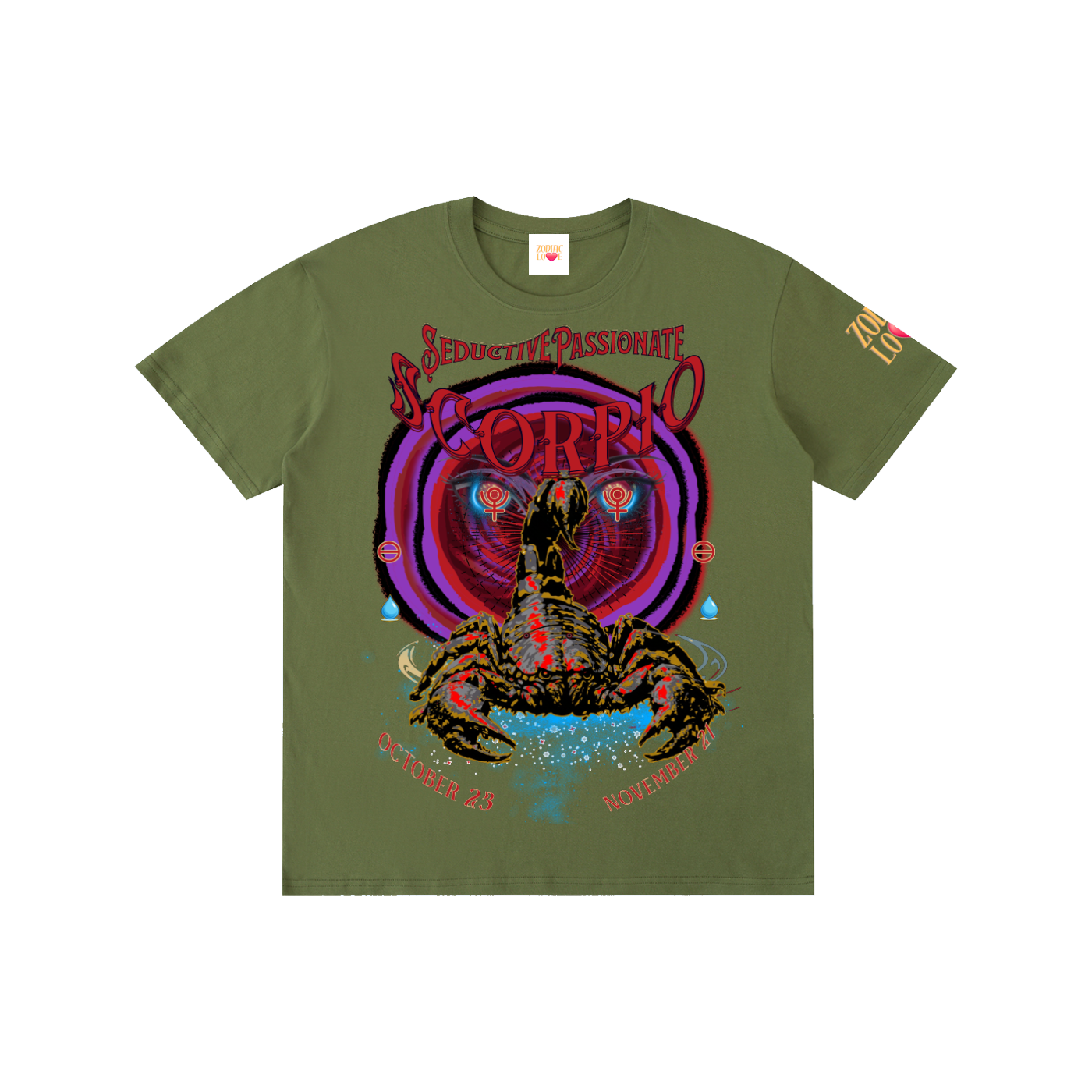 Scorpio Red Void Block Unisex T-Shirt
