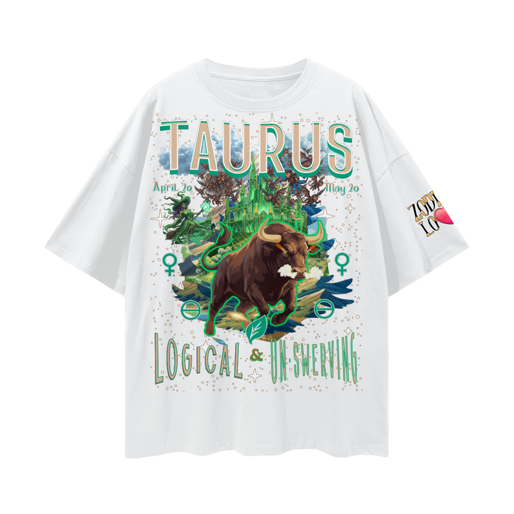 Taurus EC Streetwear Loose Drop Shoulder T-Shirt