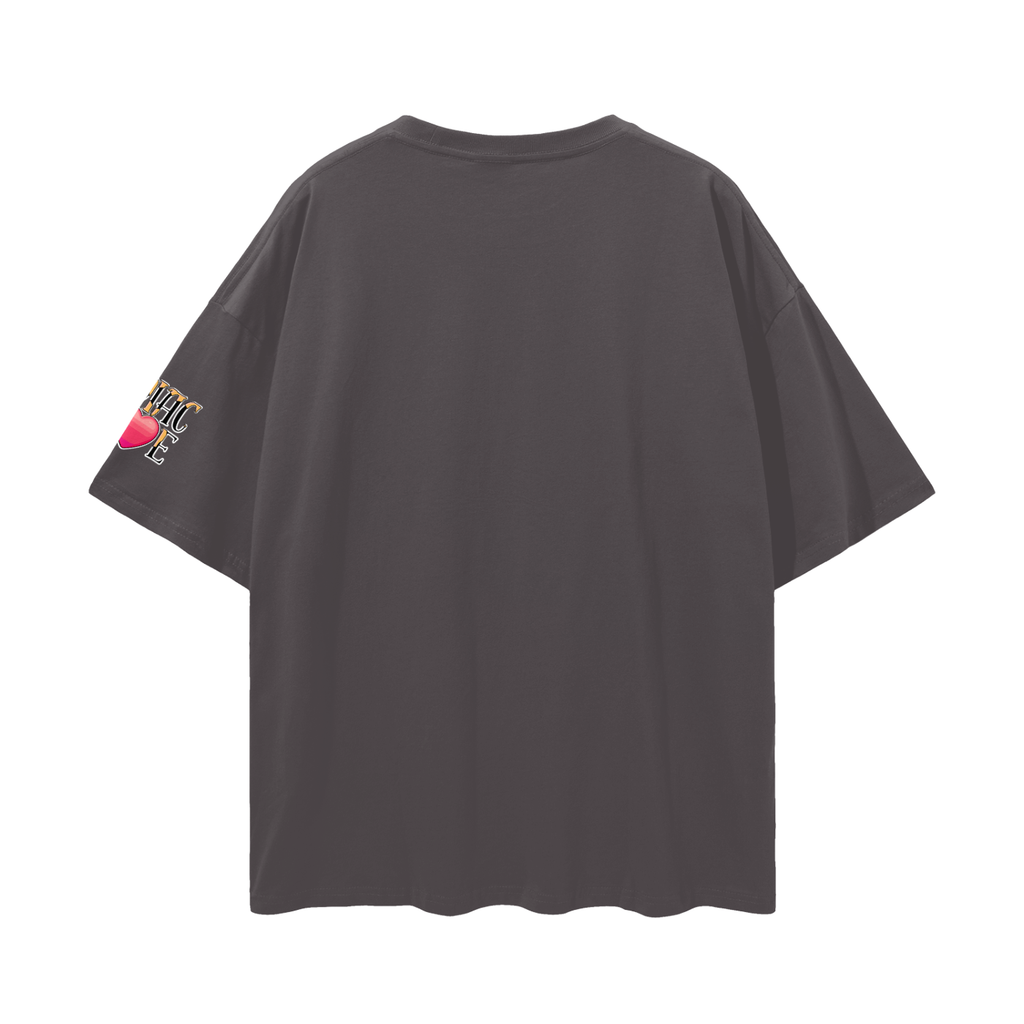 Pisces Streetwear Loose Drop Shoulder T-Shirt