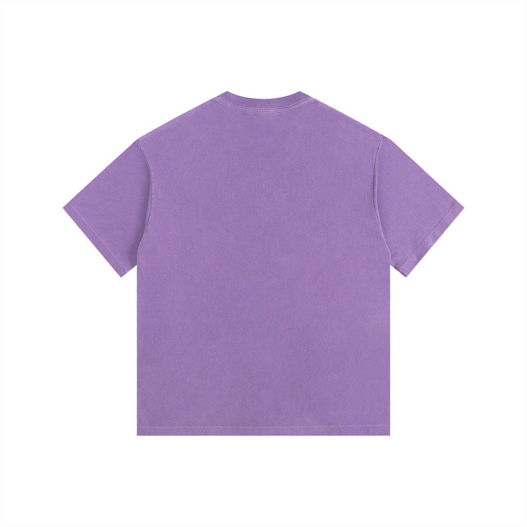 (Taurus) Vintage Washed Oversized Cotton T-Shirt