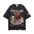 Libra Male Streetwear Loose Drop Shoulder T-Shirt