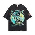 Pisces Streetwear Loose Drop Shoulder T-Shirt