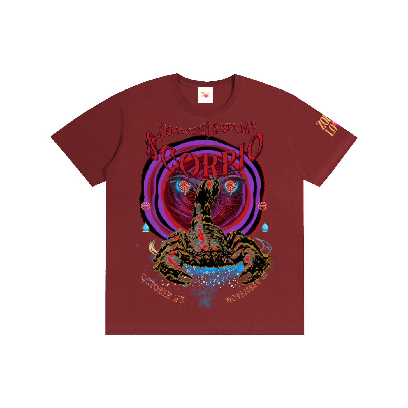 Scorpio Red Void Block Unisex T-Shirt