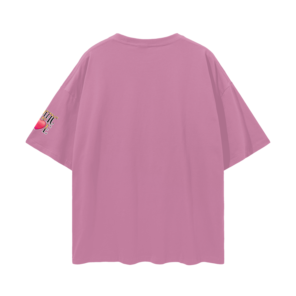 (Virgo) Streetwear Loose Drop Shoulder T-Shirt