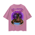 Scorpio Purple Void Streetwear Loose Drop Shoulder T-Shirt