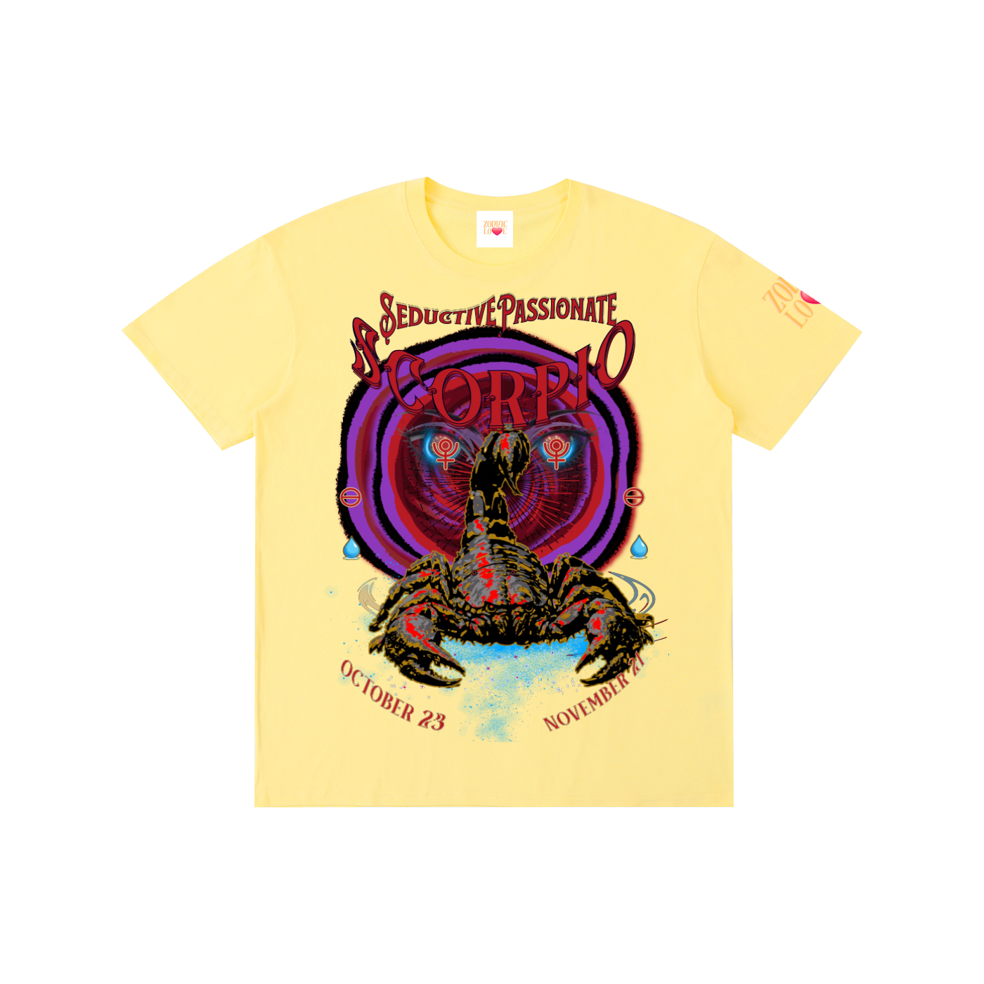 Scorpio Red Void Block Unisex T-Shirt