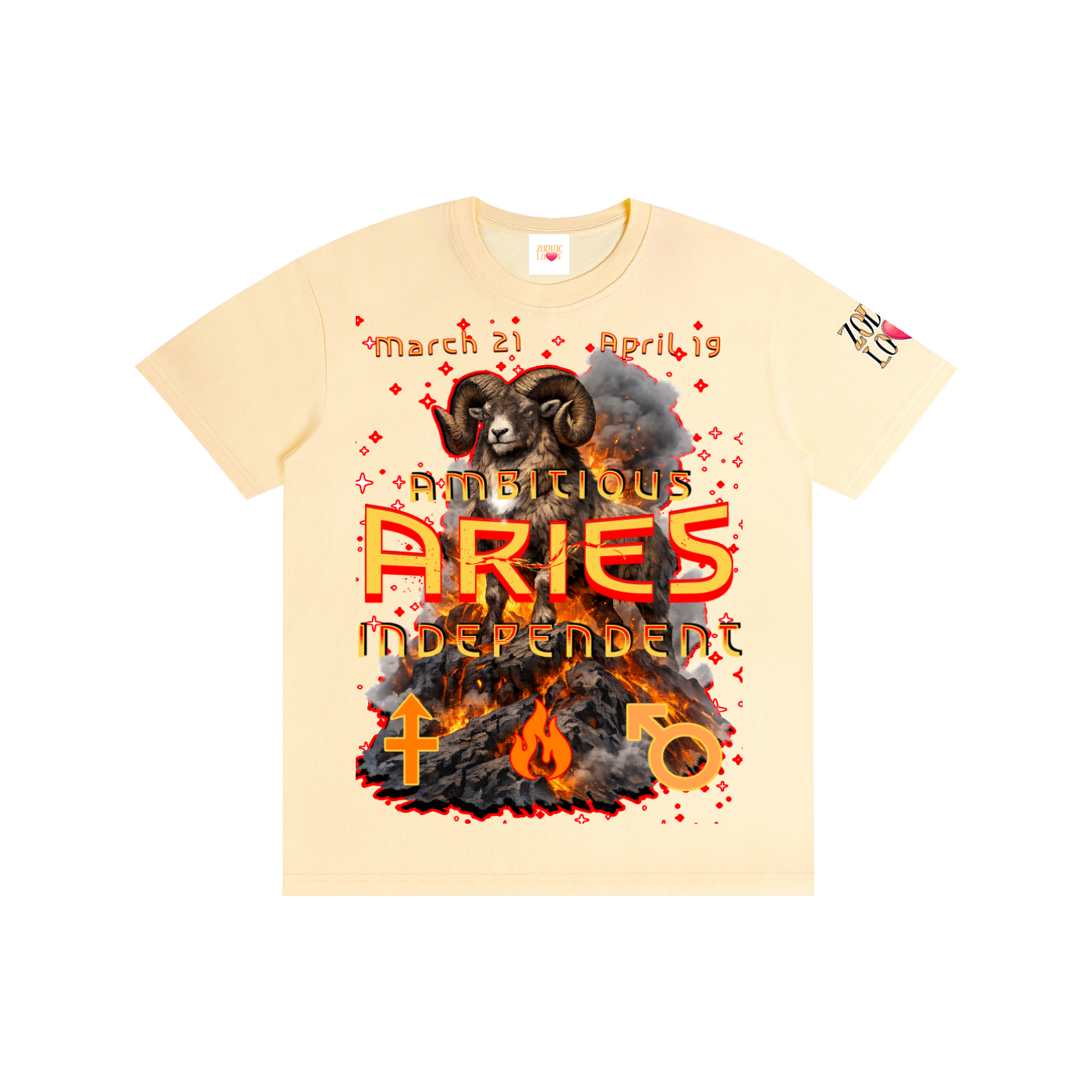(Aries) Block Unisex T-Shirt
