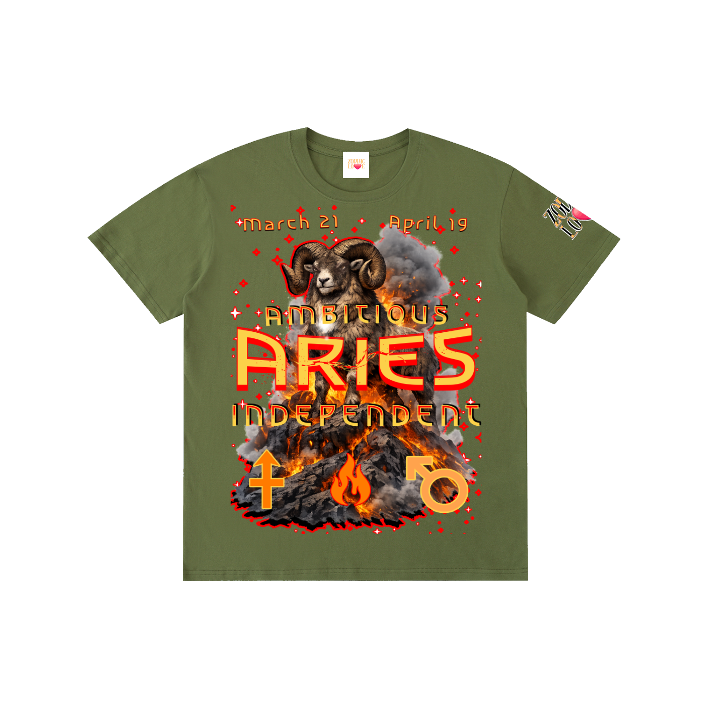 (Aries) Block Unisex T-Shirt