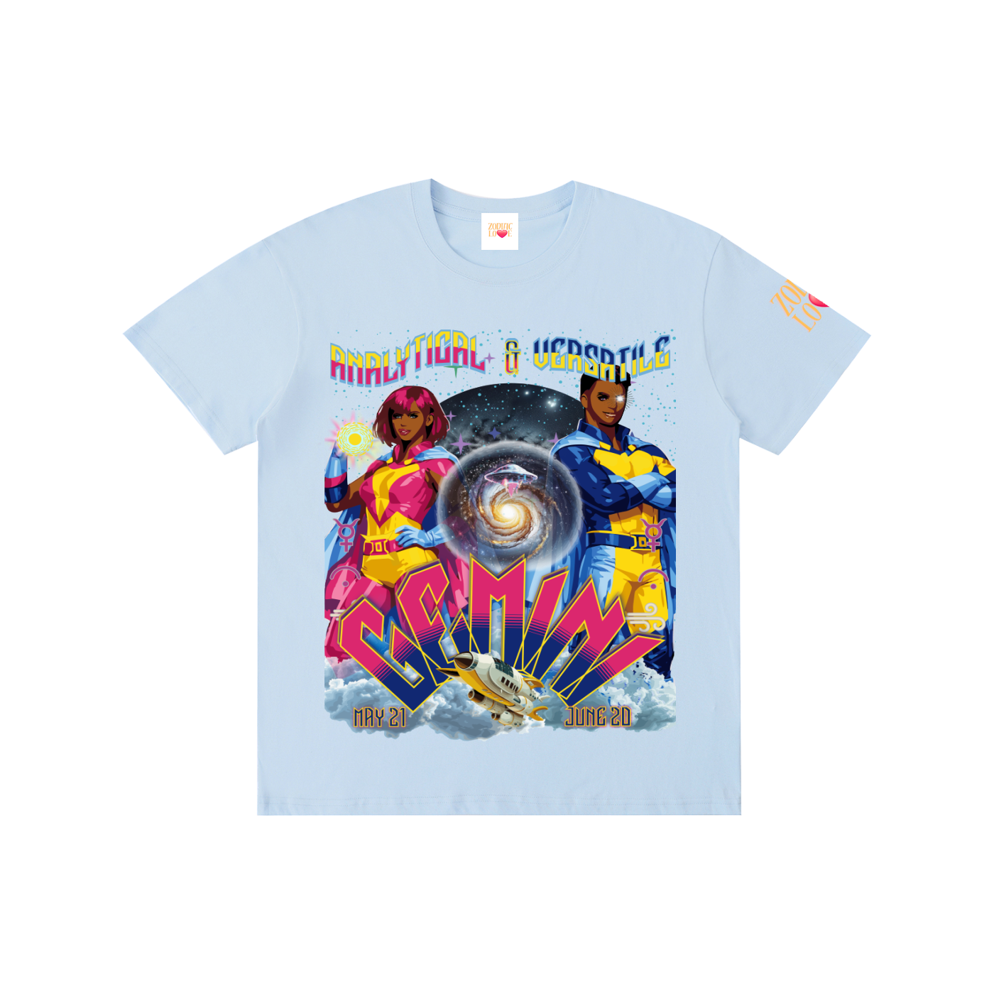 Gemini Bold Block Unisex T-Shirt