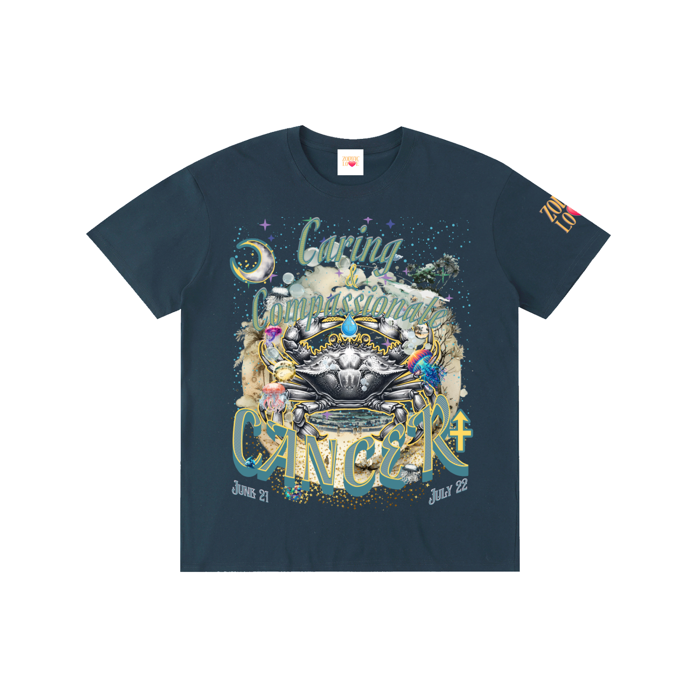 (Cancer) Block Unisex T-Shirt