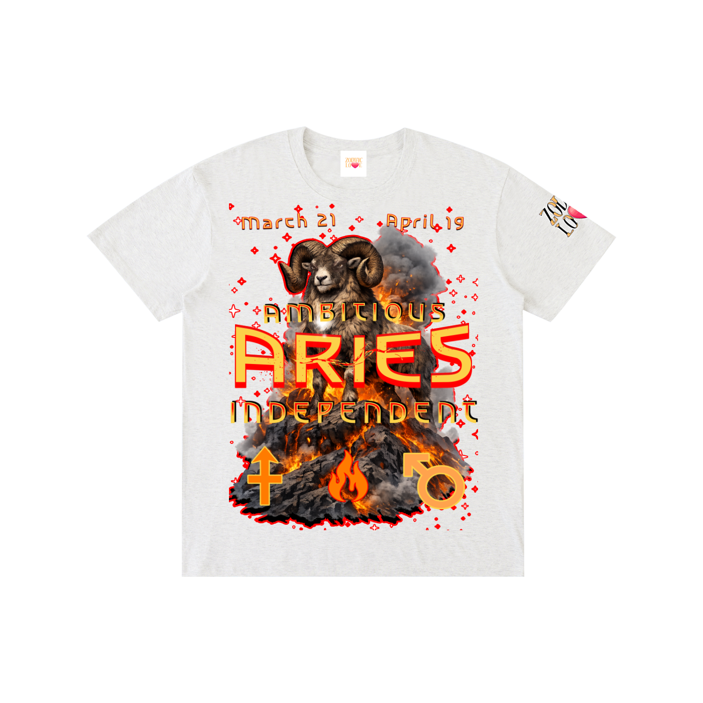 (Aries) Block Unisex T-Shirt