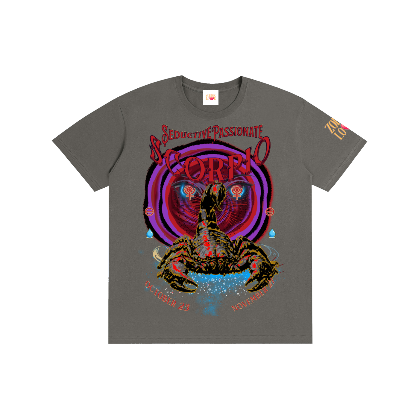 Scorpio Red Void Block Unisex T-Shirt