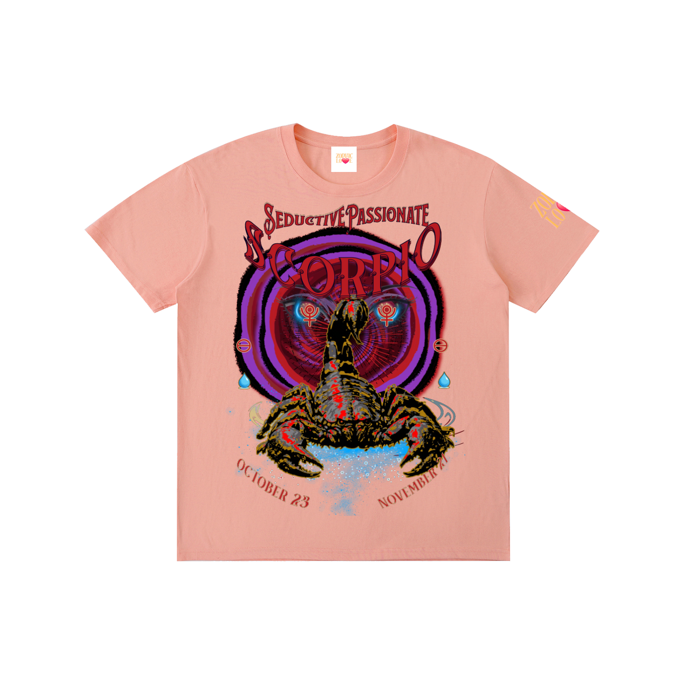 Scorpio Red Void Block Unisex T-Shirt