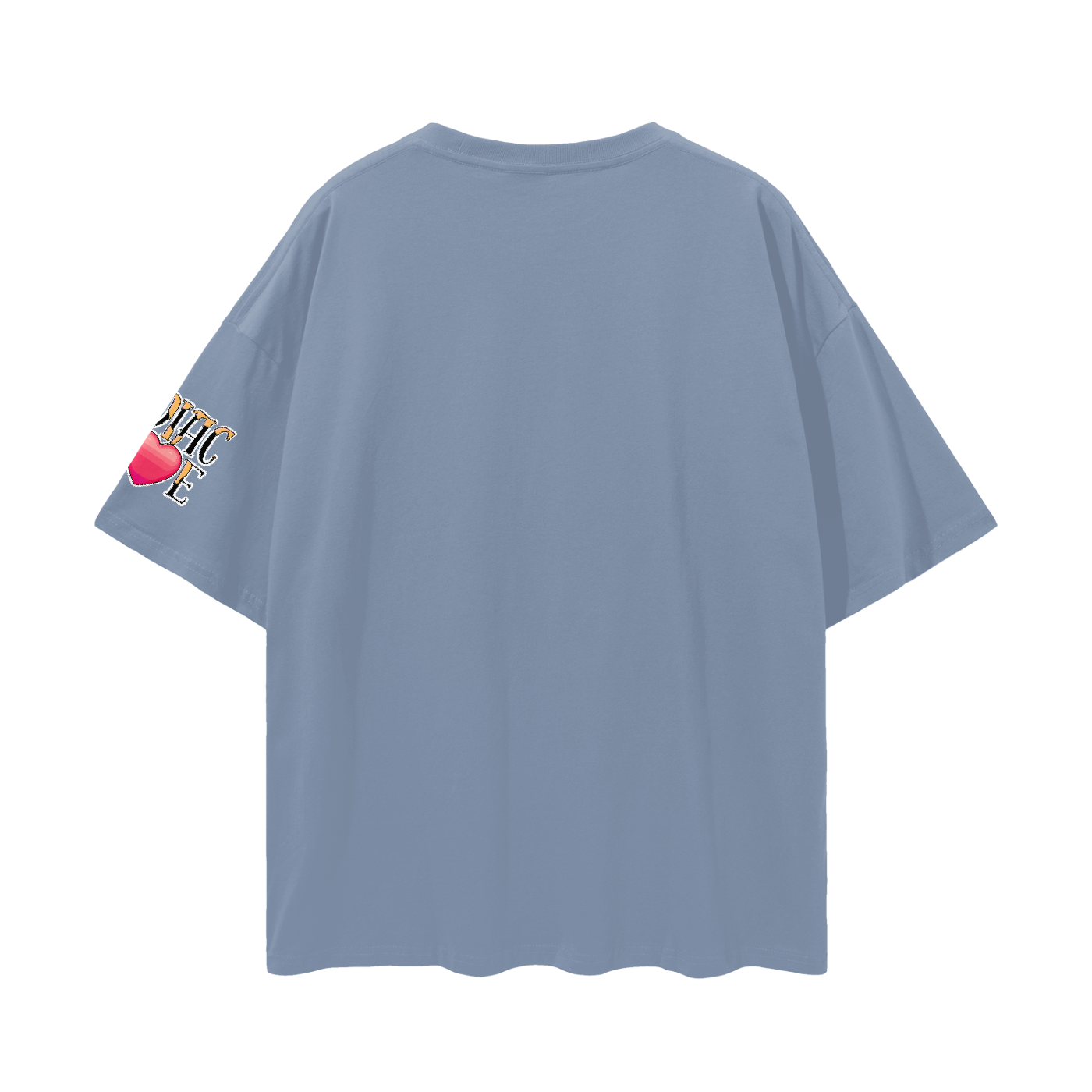 (Leo) Solid Streetwear Loose Drop Shoulder T-Shirt