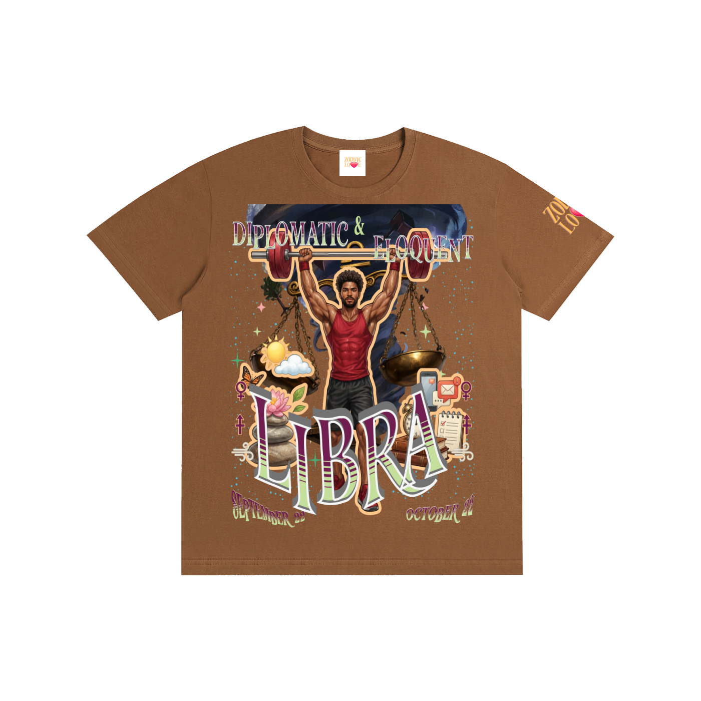 (Libra Male) Block Unisex T-Shirt