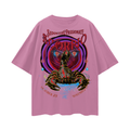 Scorpio Red Void Streetwear Loose Drop Shoulder T-Shirt