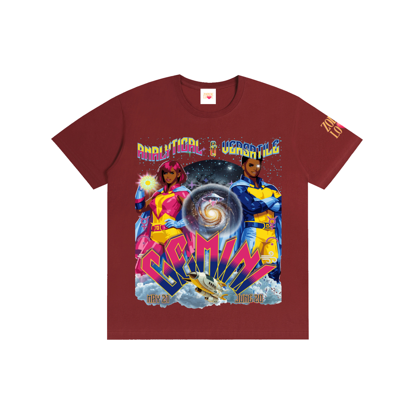 Gemini Bold Block Unisex T-Shirt