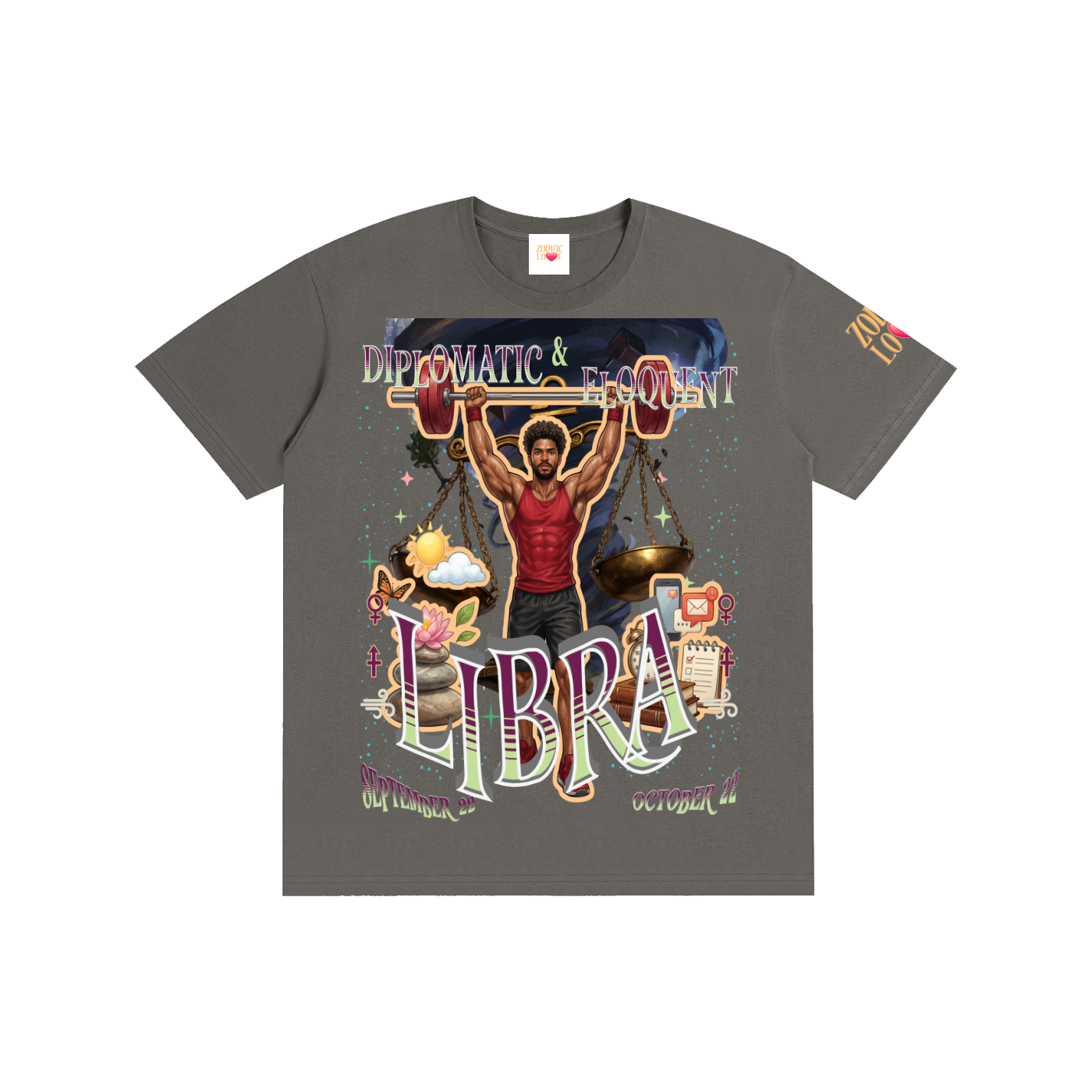 (Libra Male) Block Unisex T-Shirt