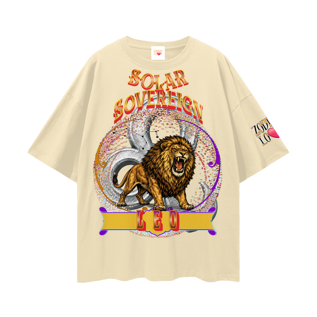 Leo Sphere Loose Drop Shoulder T-Shirt