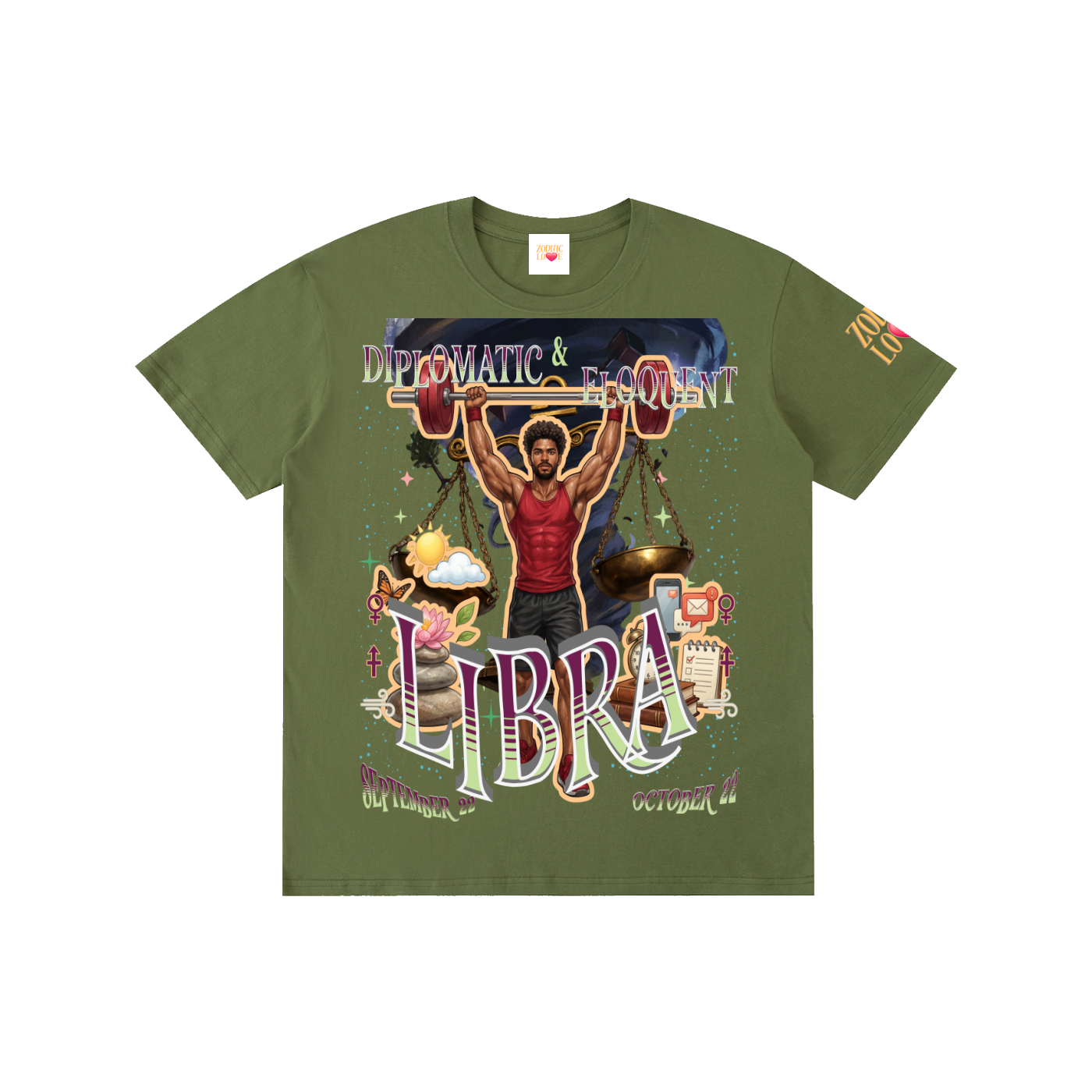 (Libra Male) Block Unisex T-Shirt