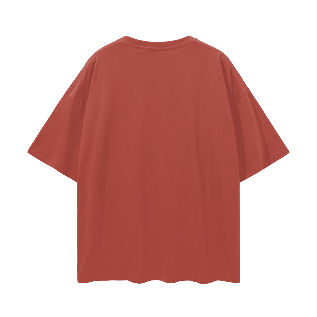 Scorpio Red Void Streetwear Loose Drop Shoulder T-Shirt