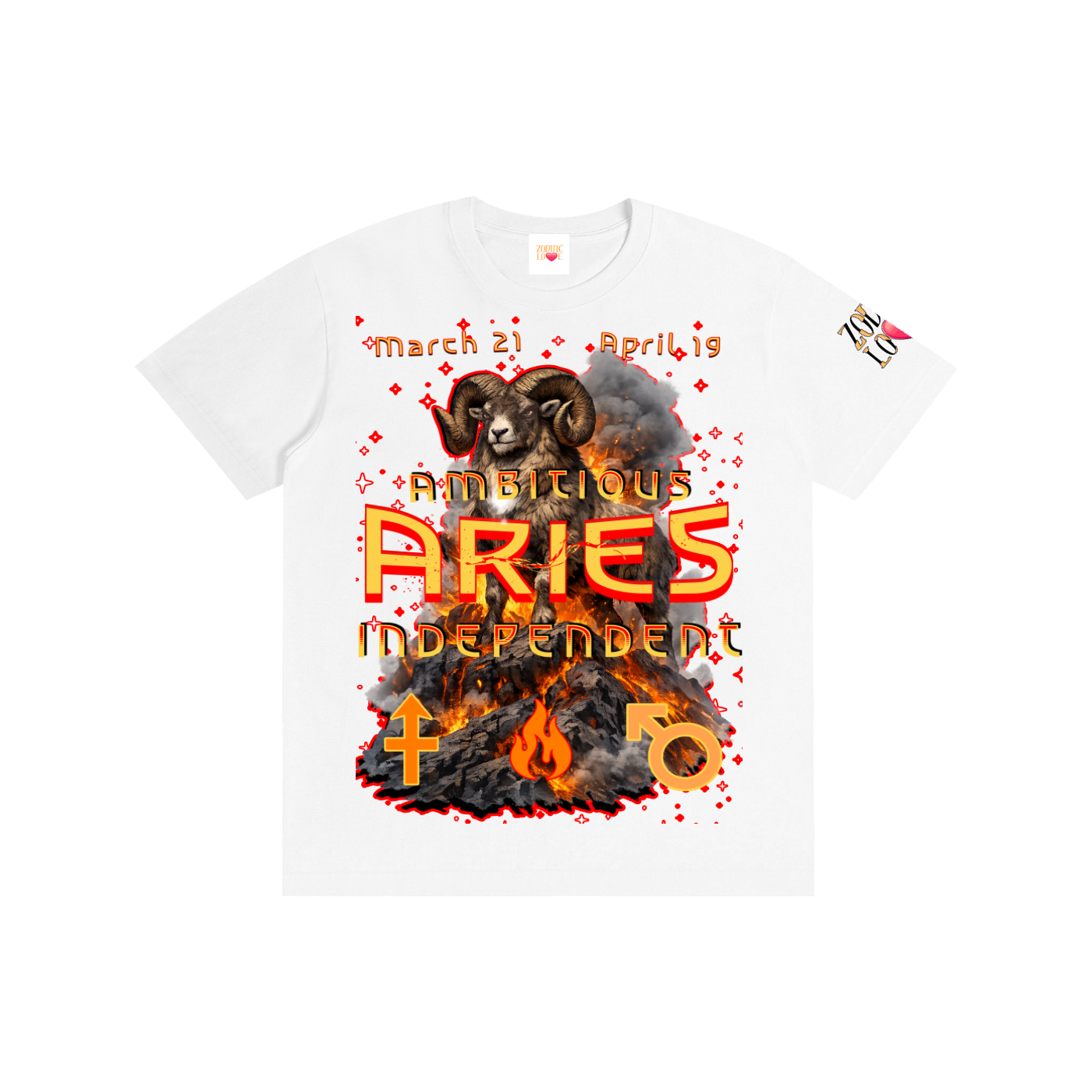 (Aries) Block Unisex T-Shirt