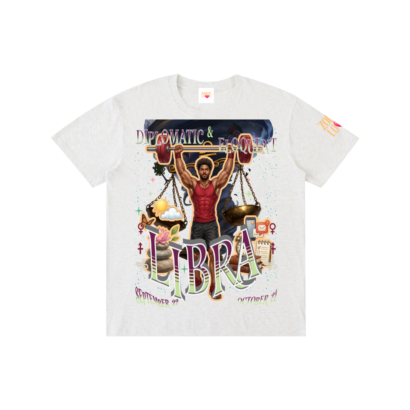 (Libra Male) Block Unisex T-Shirt