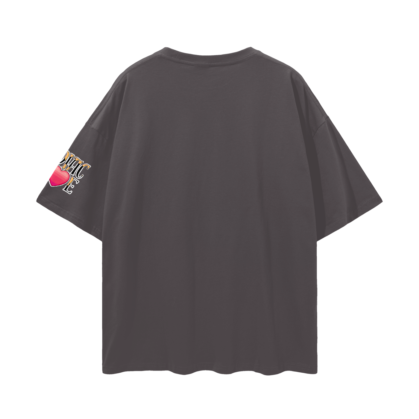 (Leo) Solid Streetwear Loose Drop Shoulder T-Shirt