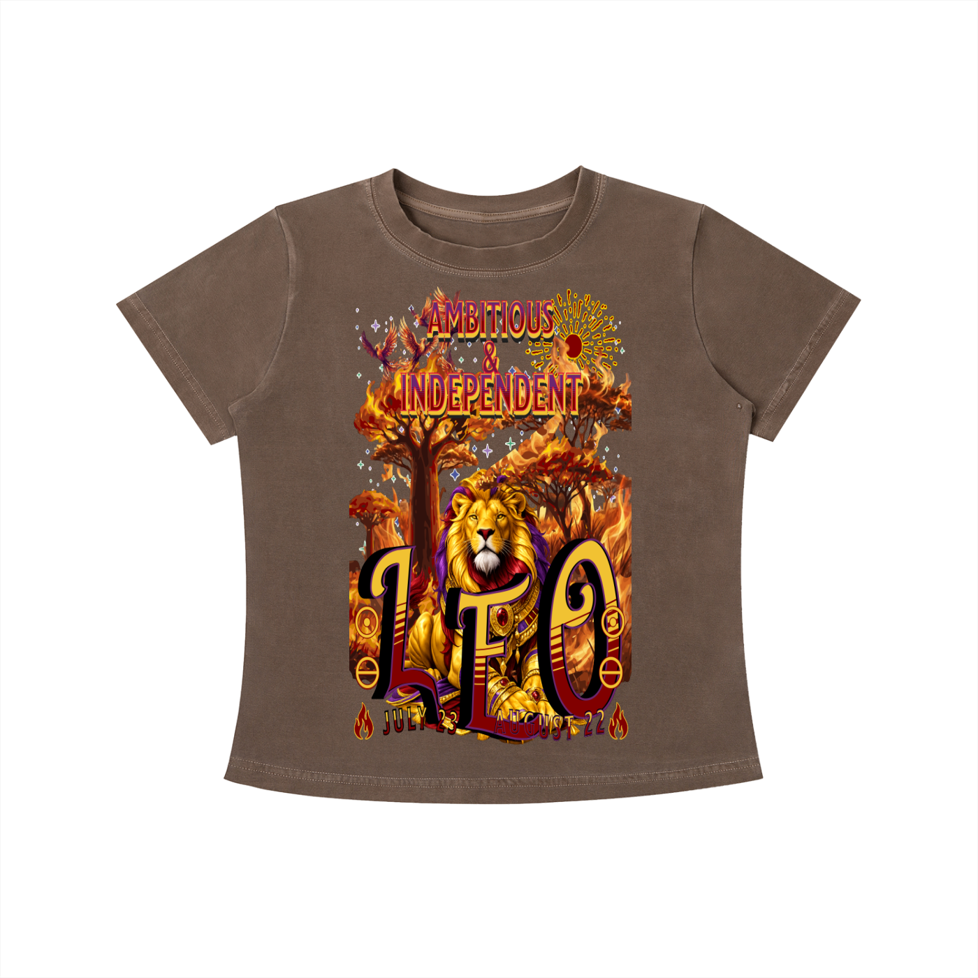 Leo Savannah Vintage Wash Slim Fit T-shirt