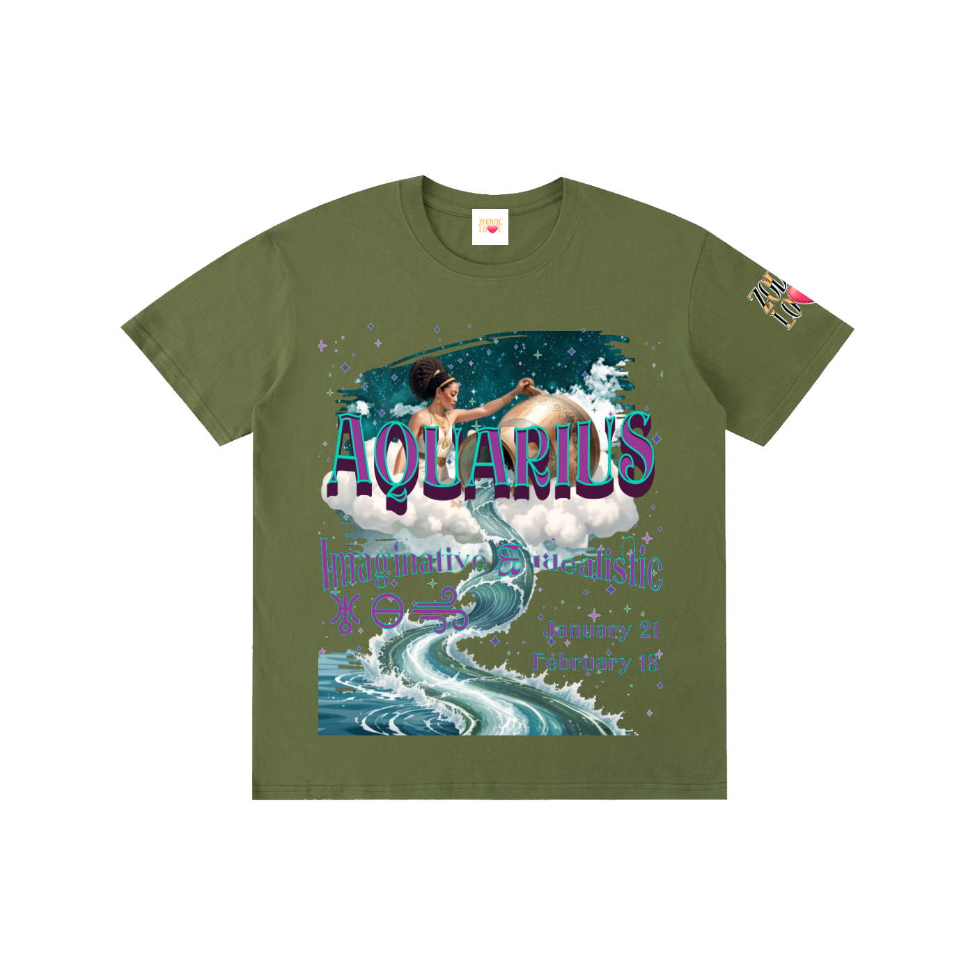 Aquarius Water of Winds W BLOCK Unisex T-Shirt