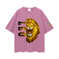 (Leo) Solid Streetwear Loose Drop Shoulder T-Shirt