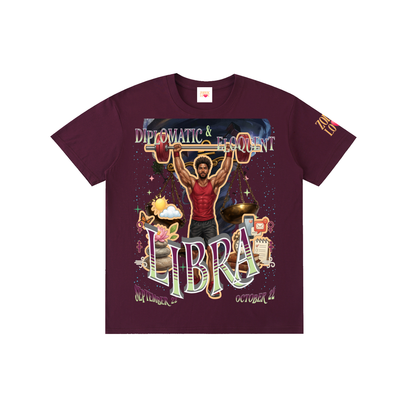 (Libra Male) Block Unisex T-Shirt