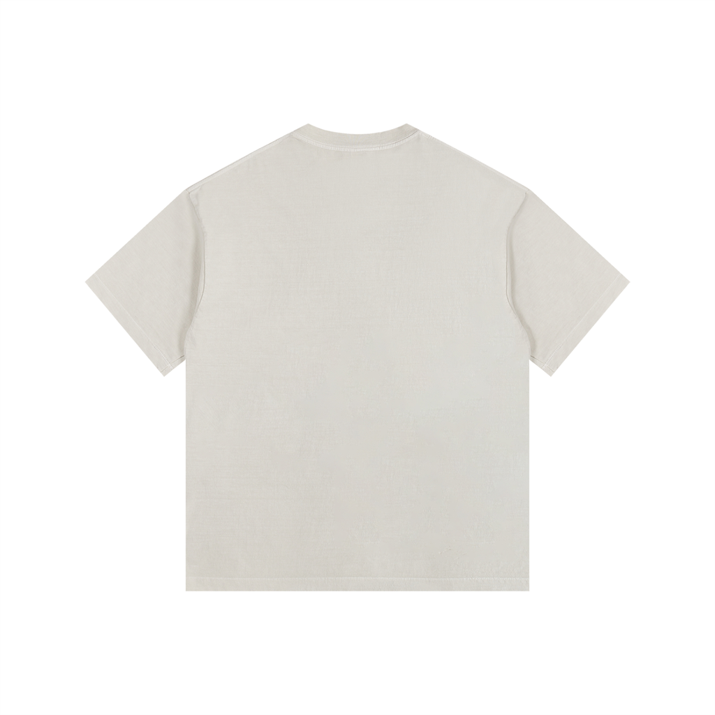 (Taurus) Vintage Washed Oversized Cotton T-Shirt