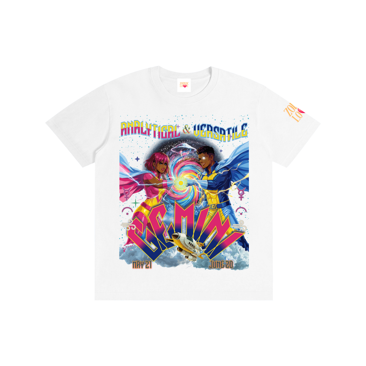 Gemini Fusion Block Unisex T-Shirt