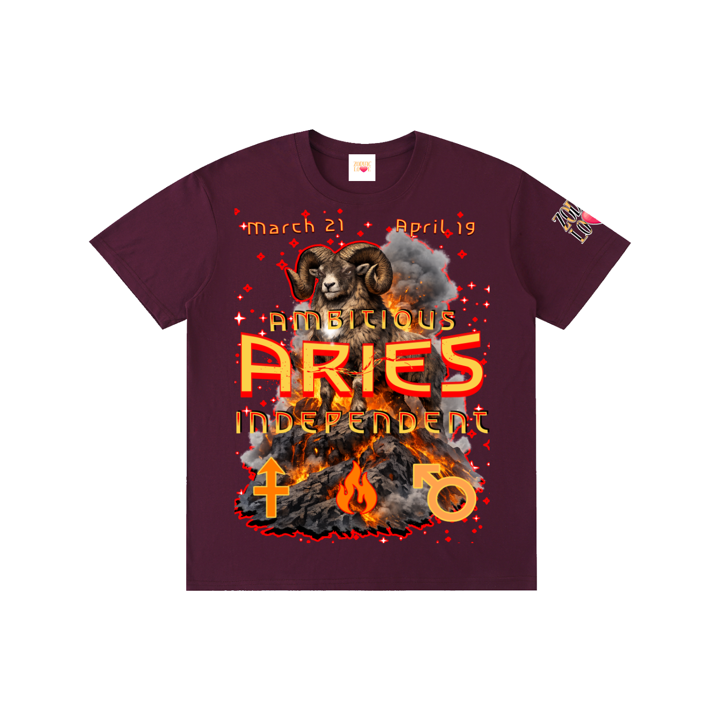 (Aries) Block Unisex T-Shirt
