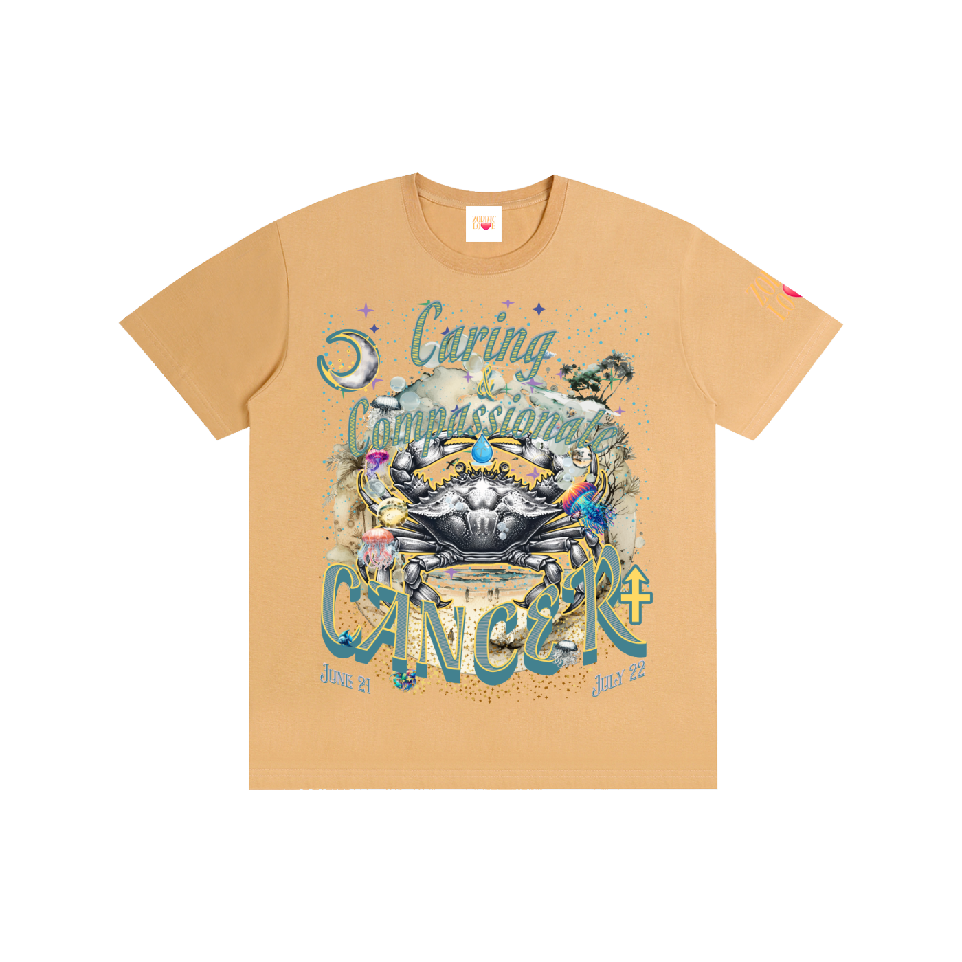 (Cancer) Block Unisex T-Shirt