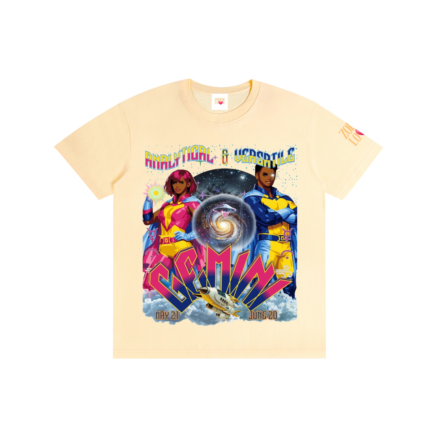Gemini Bold Block Unisex T-Shirt