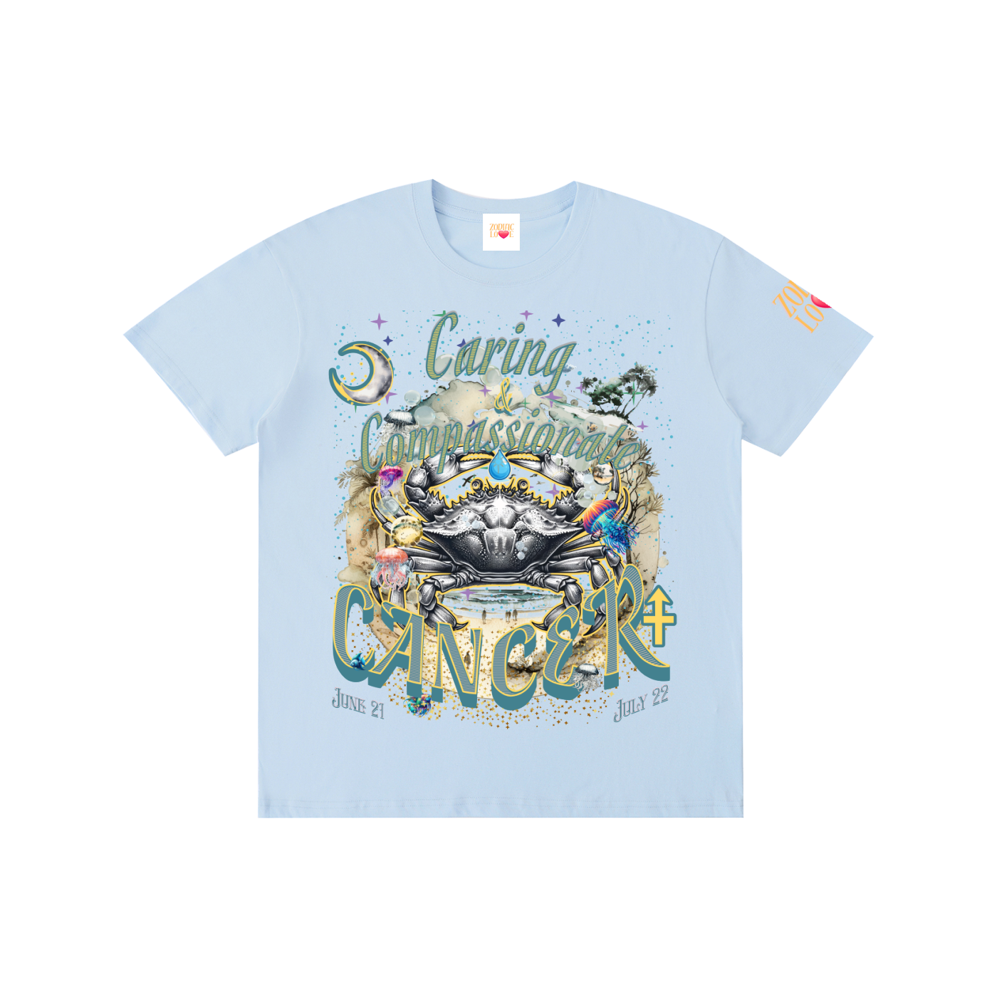 (Cancer) Block Unisex T-Shirt