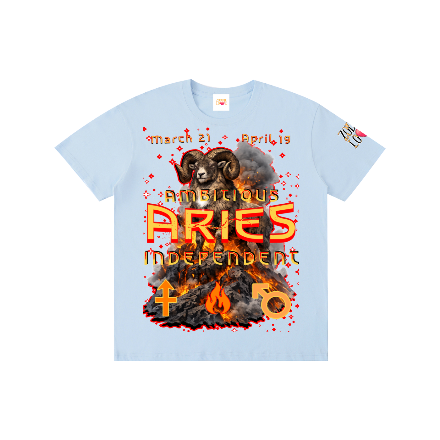 (Aries) Block Unisex T-Shirt