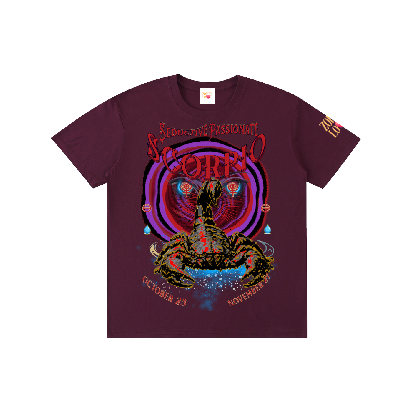 Scorpio Red Void Block Unisex T-Shirt