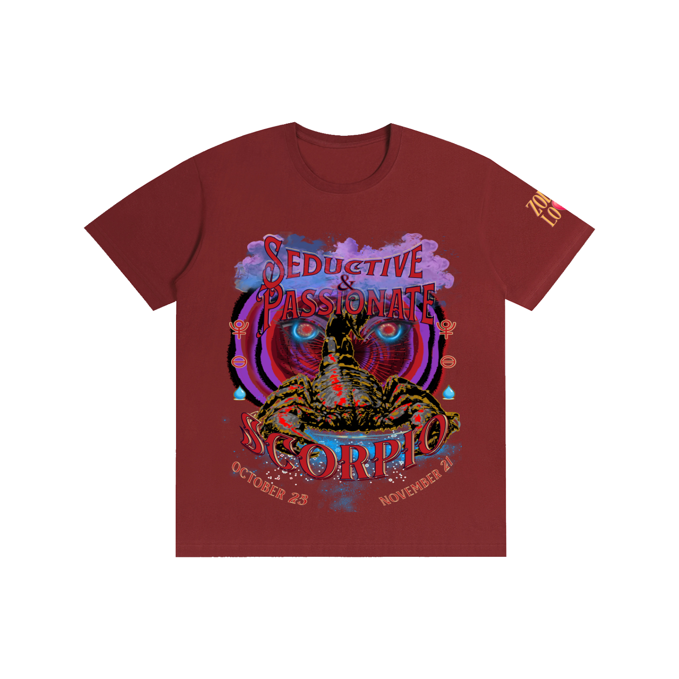 Scorpio Red X Void Pure Cotton Unisex T-Shirt