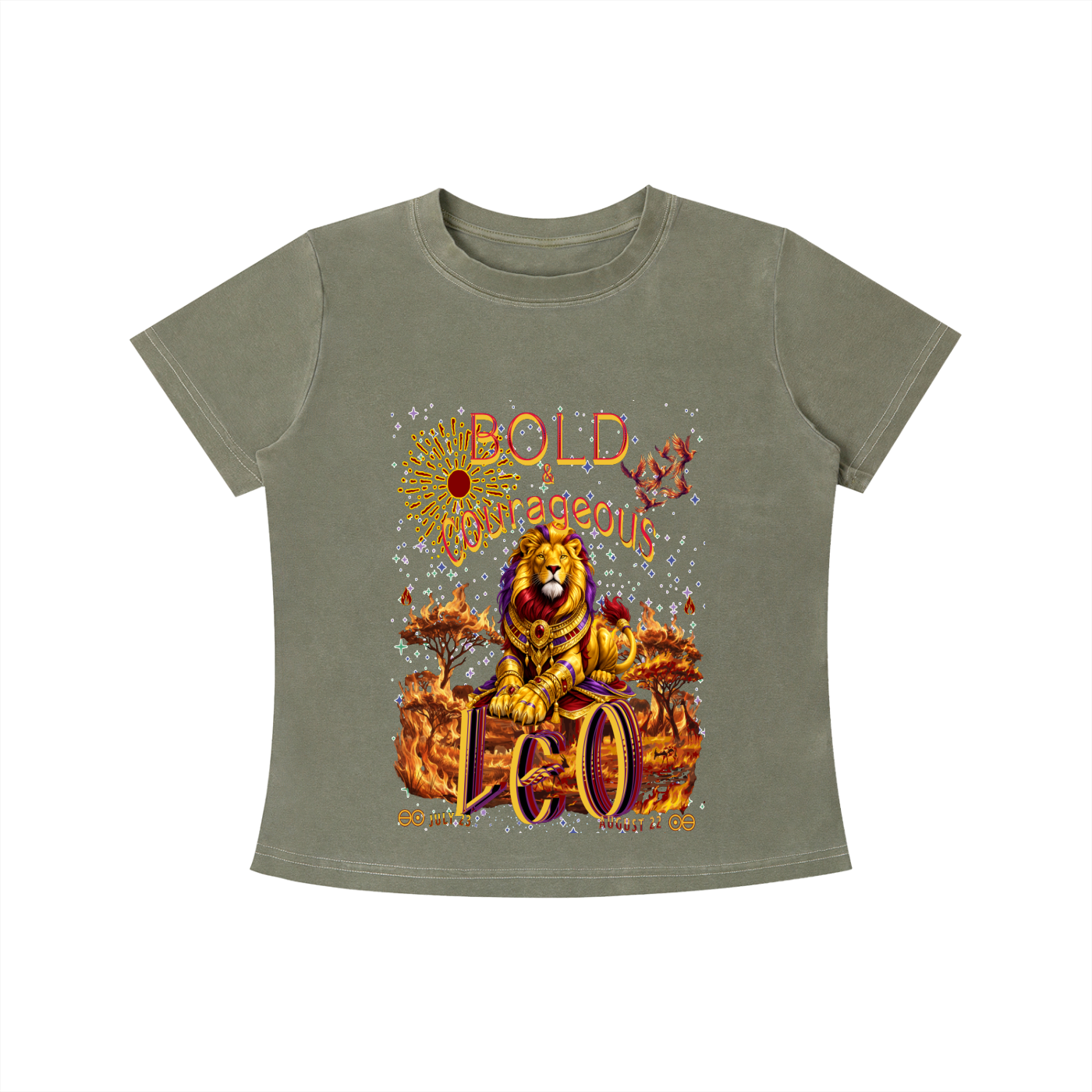 Leo Savannah Vintage Wash Slim Fit T-shirt