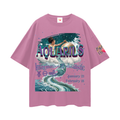 Aquarius Streetwear Loose Drop Shoulder T-Shirt