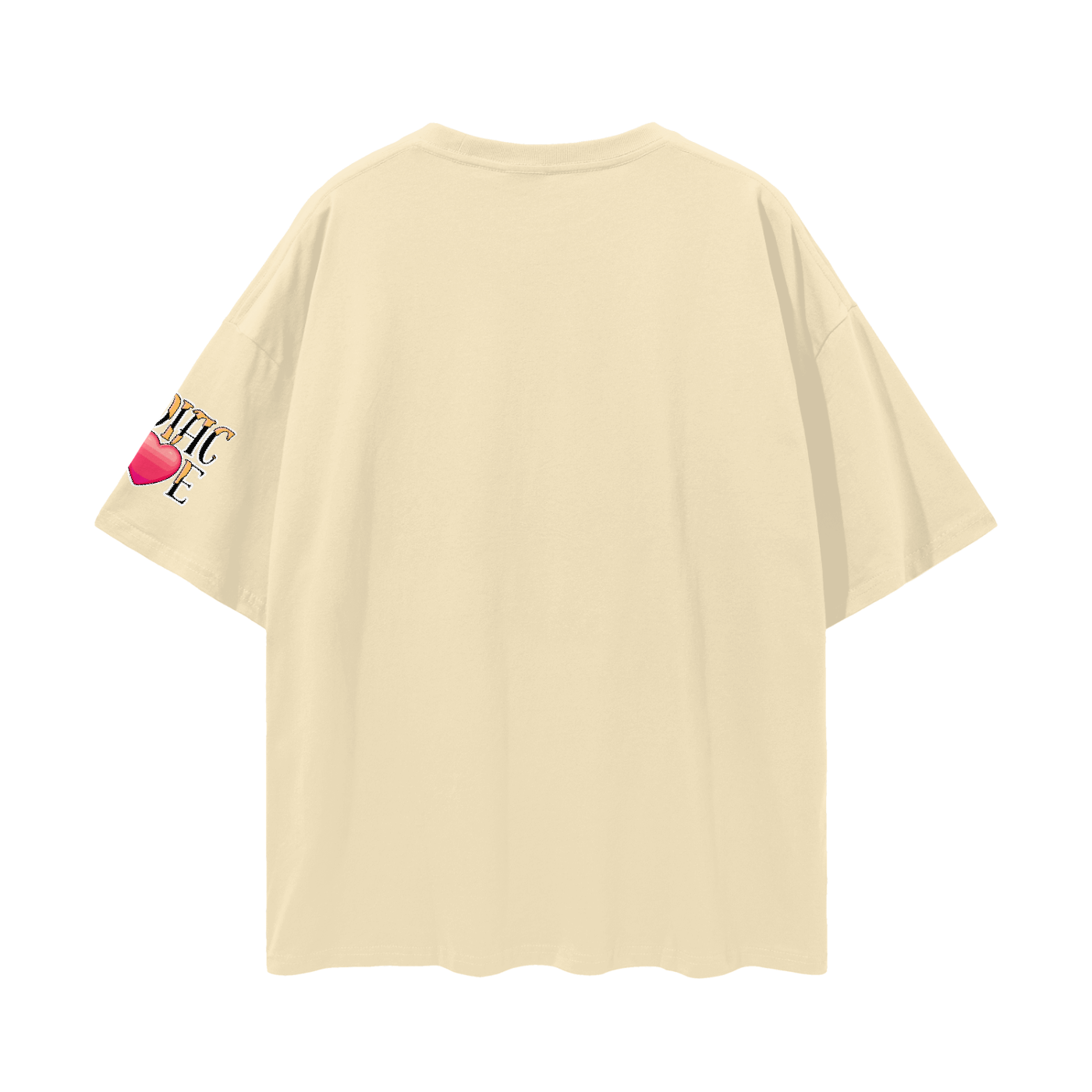 (Leo) Solid Streetwear Loose Drop Shoulder T-Shirt