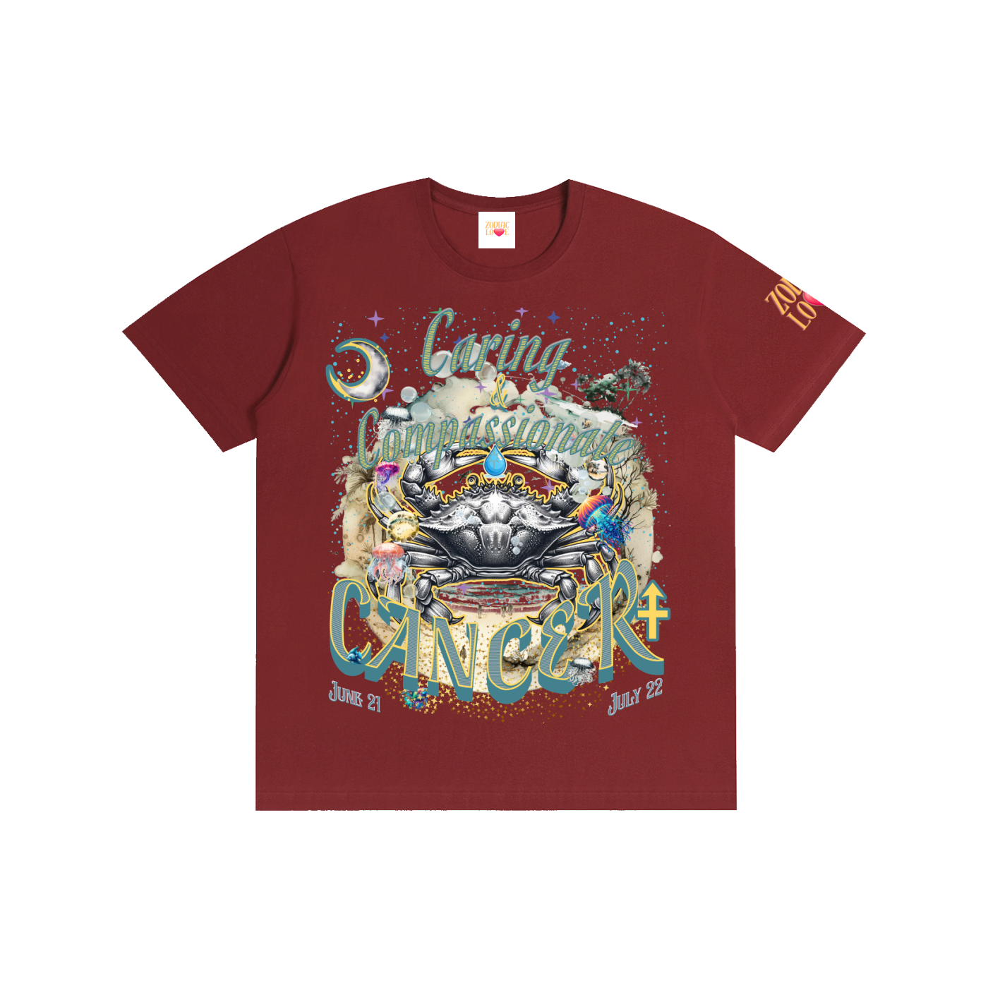 (Cancer) Block Unisex T-Shirt