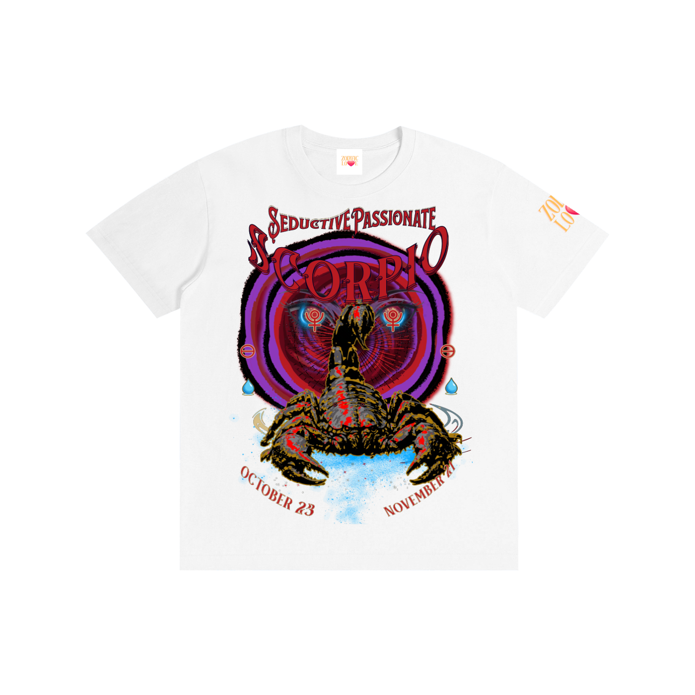 Scorpio Red Void Block Unisex T-Shirt
