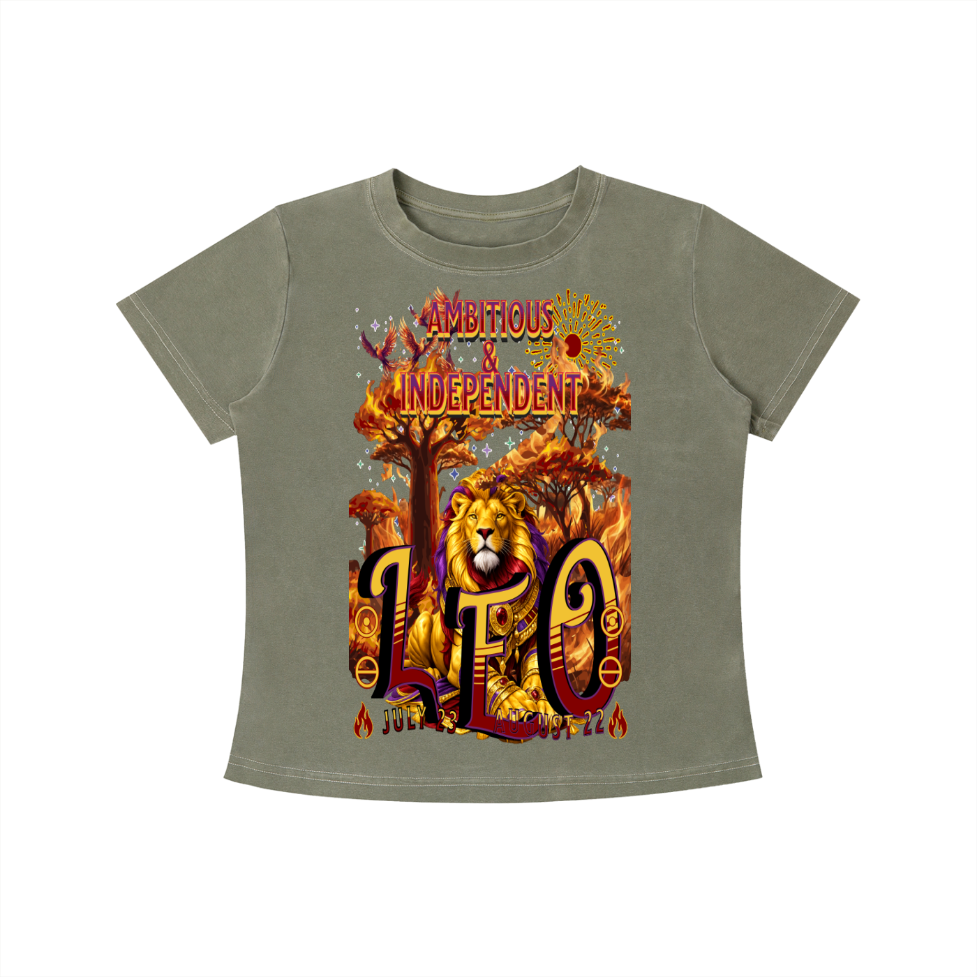 Leo Savannah Vintage Wash Slim Fit T-shirt