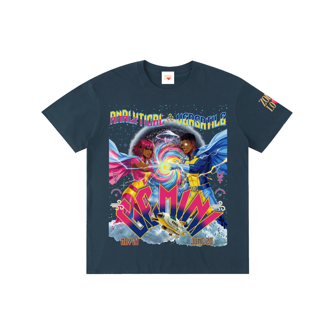 Gemini Fusion Block Unisex T-Shirt